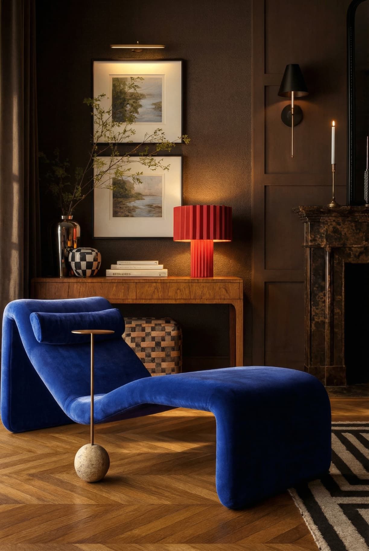 Dormitorio cálido y saludable de la diseñadora de interiores Zuzana Fontaine en Madrid